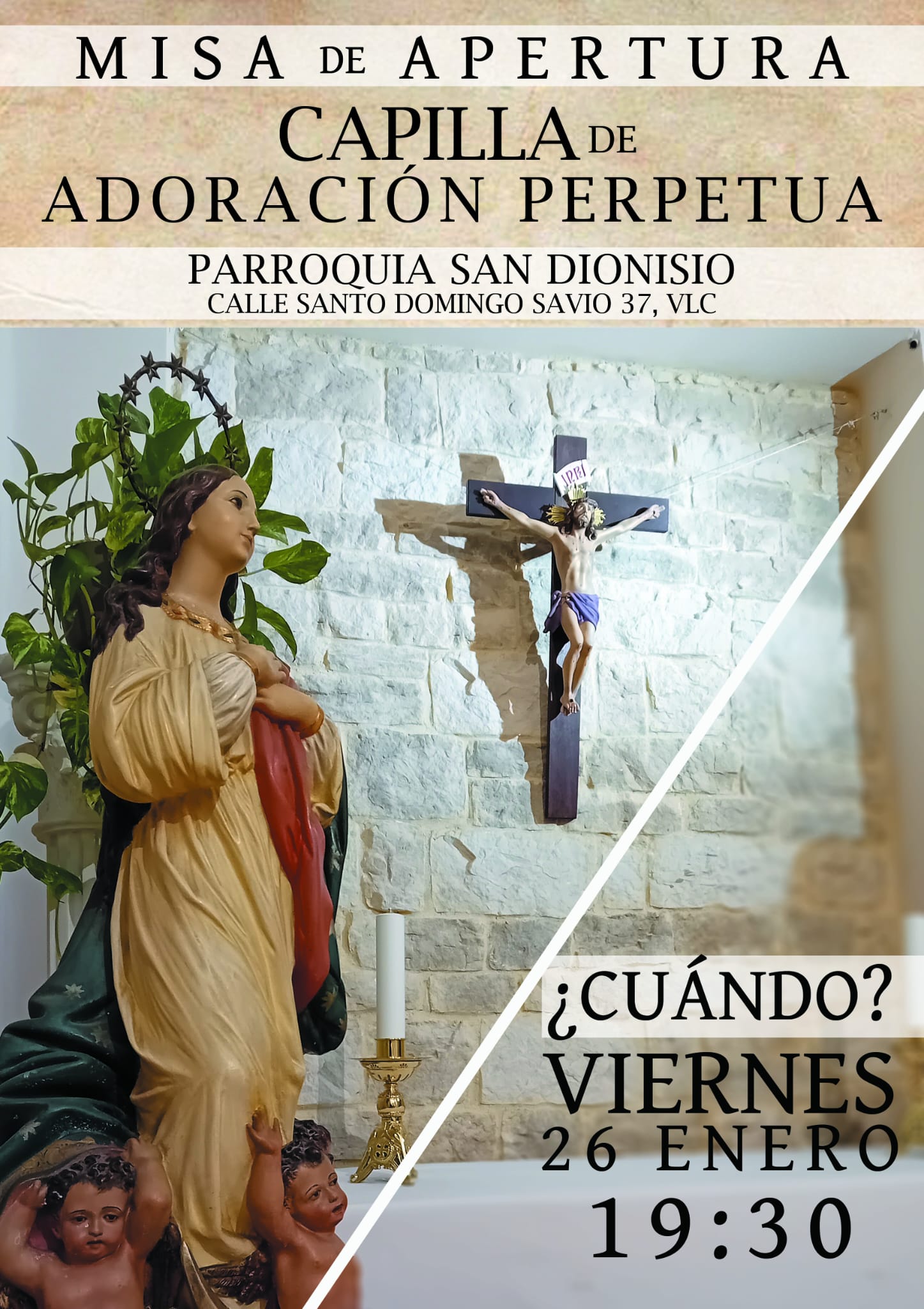 Nueva Capilla de Adoración Perpetua en la ciudad de Valencia